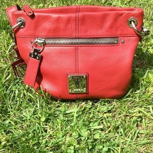 NWOT $155 Tignanello | Leather Crossbody in Red